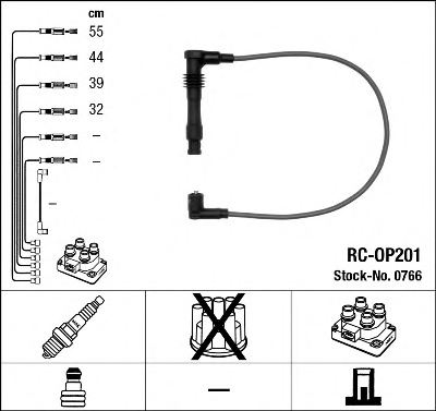 NGK 0766 Ignition Cable Kit